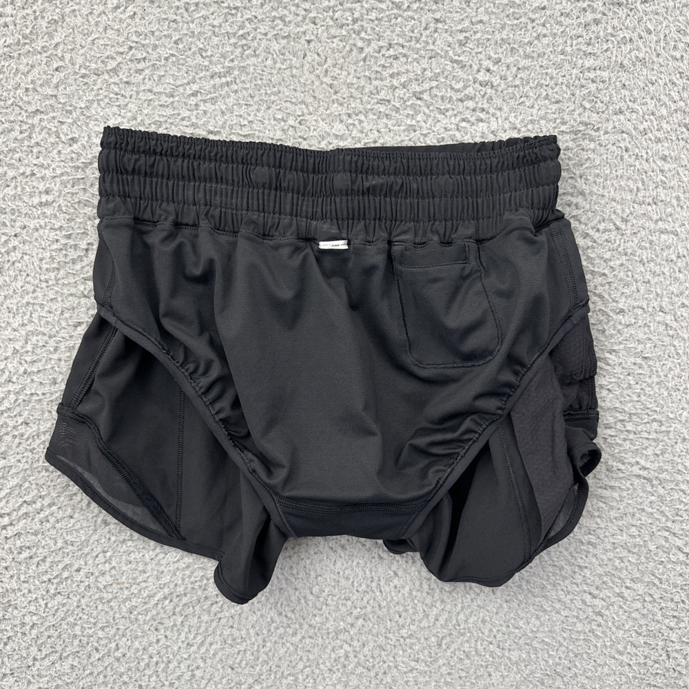 Lululemon Hotty Hot Shorts High Rise 2.5" Black Athletic Athleisure Women's 4 - Picture 4 of 7